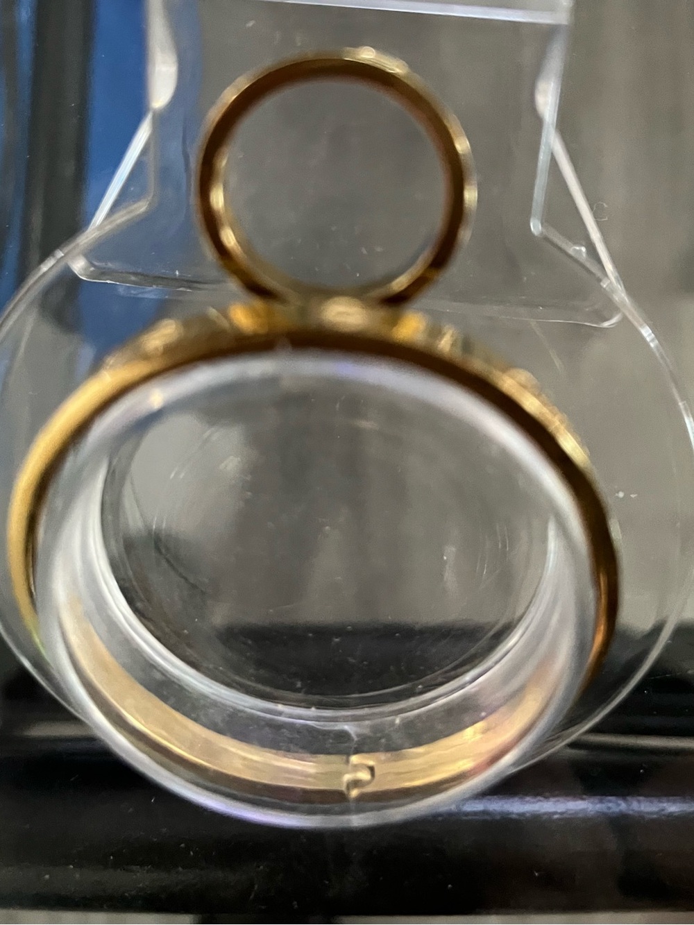 Unbranded Gold-Tone Magnifier Pendant Bracelet Charm